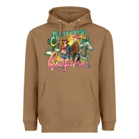 Toasted Coconut busy doing cowgirl Heavyweight Hoodie - NancyCooperArtShop
