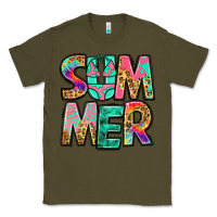 Army Green summer leopard tie dye Classic Tee - Jasminsmagicworld