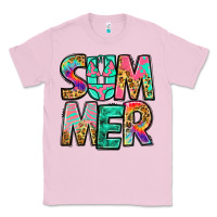 Bubblegum Pink summer leopard tie dye Classic Tee - Jasminsmagicworld