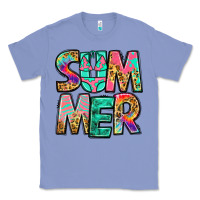 Colony Blue summer leopard tie dye Classic Tee - Jasminsmagicworld