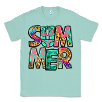 Seafoam summer leopard tie dye Classic Tee - Jasminsmagicworld