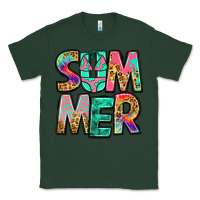 Sports Green summer leopard tie dye Classic Tee - Jasminsmagicworld