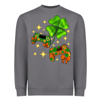 Storm St. Patrick's Day with game control and clover Heavyweight Sweatshirt - Neo Western