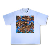 4th Of Juky Veteran Boots Seamless Pattern Urban Heavy Tee | Teevron