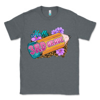 Charcoal Heather hello 3rd grade Classic Tee - RanaPortraitStore