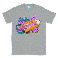 Heather Grey hello 3rd grade Classic Tee - RanaPortraitStore