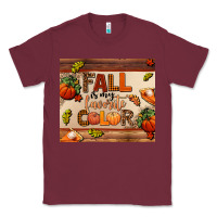 Burgundy fall is my favorite color Classic Tee - AdoDesignShop