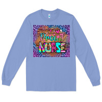 Colony Blue proud nurse tumbler Long Sleeve Tee - BundleAndBundleShop