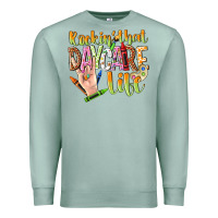 Seafoam rockin that daycare life Premium Sweatshirt - NancyCooperArtShop