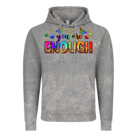 Cloud Rock you are enough Vintage Hoodie - Zillion Design Studio
