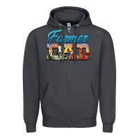 Smoke Western Farmer Dad Zipper Hoodie - LillyAllenDesigns