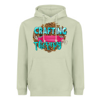 Matcha crafting is my therapy Heavyweight Hoodie - NancyCooperArtShop