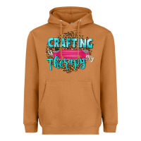 Meerkat crafting is my therapy Heavyweight Hoodie - NancyCooperArtShop