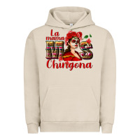 Pigment French Oak La mama mos Chingona Urban Hoodie - NancyCooperArtShop