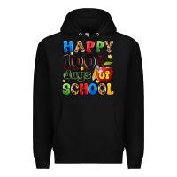 Black happy 100 th days of school Premium Hoodie - Artiststas