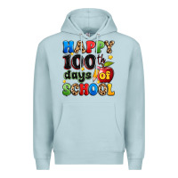 Blue Mist happy 100 th days of school Premium Hoodie - Artiststas