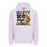Lilac happy 100 th days of school Premium Hoodie - Artiststas