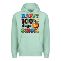 Seafoam happy 100 th days of school Premium Hoodie - Artiststas