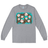 Heather Grey baseball background Long Sleeve Tee - JahusDesignShop