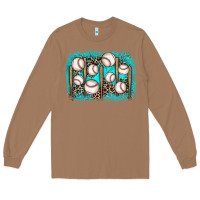 Toasted Coconut baseball background Long Sleeve Tee - JahusDesignShop