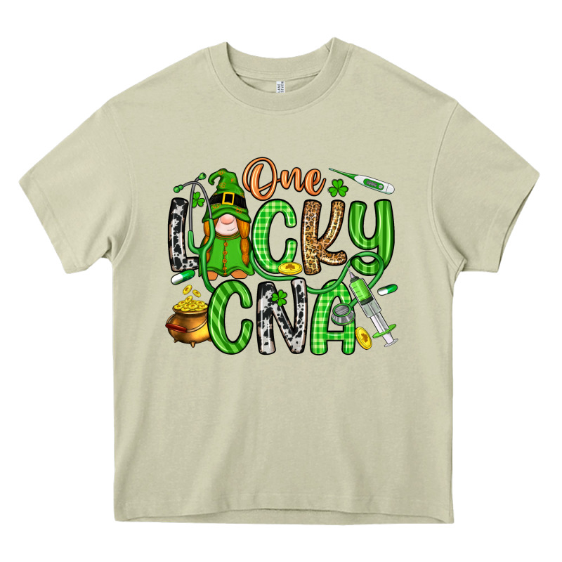 One Lucky Cna Heavy Core Tee by Artiststas | Teevron