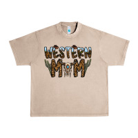 French Oak western mom Urban Heavy Tee - CowhideDigitalArt