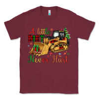 Burgundy Christmas A Little Dirt Never Hurt Classic Tee - Artiststas