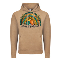 Vintage Coffee happy fall y'all rainbow Vintage Hoodie - RanaPortraitStore