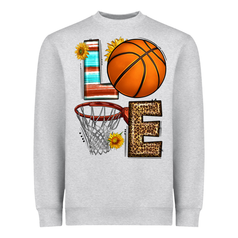 Western Basketball Love Heavyweight Sweatshirt by HRA Design Shop | Teevron
