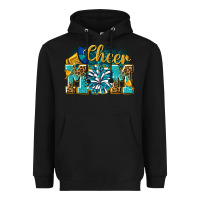 Black cheer mom Heavyweight Hoodie - NancyCooperArtShop