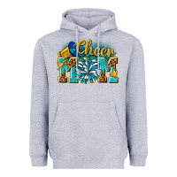 Heather Grey cheer mom Heavyweight Hoodie - NancyCooperArtShop