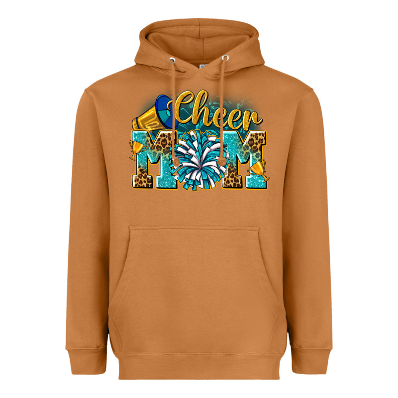 Cheer Mom Heavyweight Hoodie by NancyCooperArtShop | Teevron