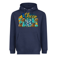 Navy cheer mom Heavyweight Hoodie - NancyCooperArtShop