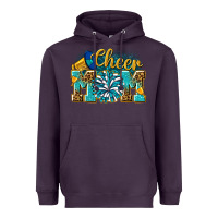 Plum cheer mom Heavyweight Hoodie - NancyCooperArtShop