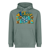 Sage cheer mom Heavyweight Hoodie - NancyCooperArtShop