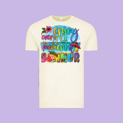 Enjoy Every Moment Of Summer Vintage Tee Designed By Hra Design Shop