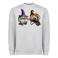 Heather Grey halloween Heavyweight Sweatshirt - CowhideDigitalArt