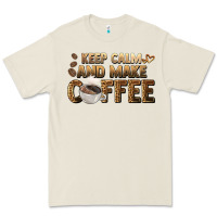 Bone keep calm and make coffee Premium Tee - BarkalooDesign