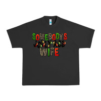Pigment Black Somebody's Jolly Ass Wife Urban Heavy Tee - FaDigitalArtStudio
