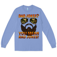 Colony Blue dad jokes you mean rad jokes Long Sleeve Tee - Artiststas
