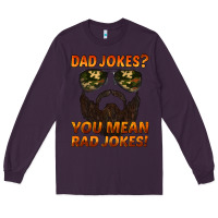 Plum dad jokes you mean rad jokes Long Sleeve Tee - Artiststas