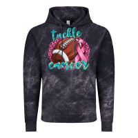 Tackle Cancer Football Vintage Hoodie | Teevron