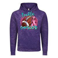 Cloud Purple Tackle Cancer Football Vintage Hoodie - texasbilliewilder