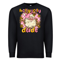 Black holly jolly dude Premium Sweatshirt - MaliasSmallBusiness