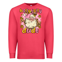 Cardinal holly jolly dude Premium Sweatshirt - MaliasSmallBusiness