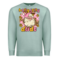 Seafoam holly jolly dude Premium Sweatshirt - MaliasSmallBusiness