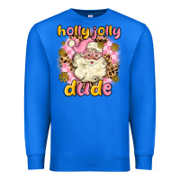 True Royal holly jolly dude Premium Sweatshirt - MaliasSmallBusiness