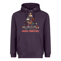 Plum mooey christmas Heavyweight Hoodie - MaliasSmallBusiness