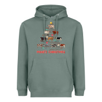 Sage mooey christmas Heavyweight Hoodie - MaliasSmallBusiness