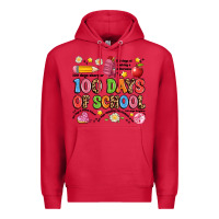 Cardinal 100 days of school Premium Hoodie - Artiststas